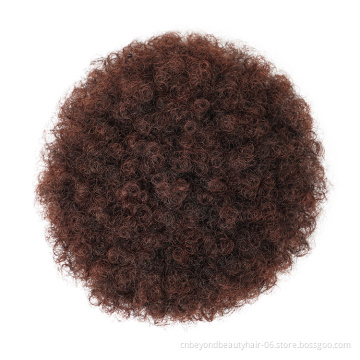 Ponytail High Hair Puff Clip in Chignon Bun Hairpiece Afro Kinky Curly Chignon Synthetic Drawstring ponytail Hair Extensions